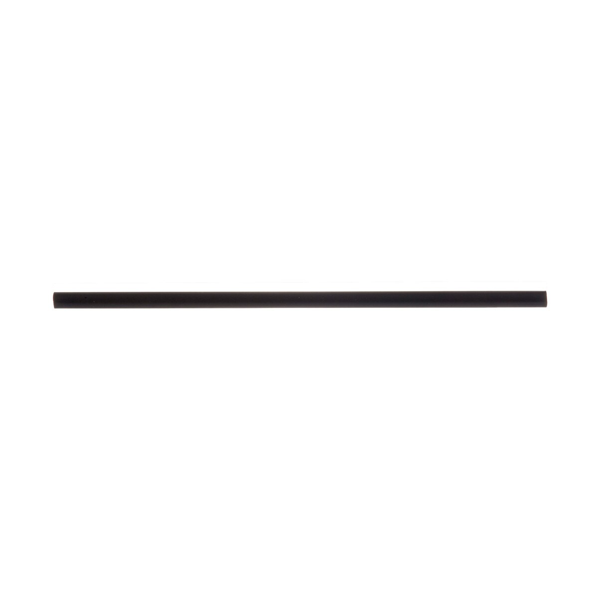 STRAWS PAPER BLACK 7-3/4&quot;L 6MM  THICK UNWRAPPED 3M/CS