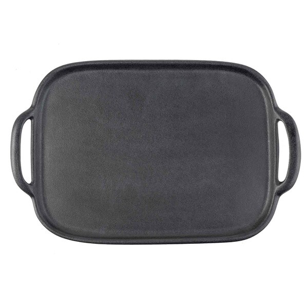 20" faux cast iron tray