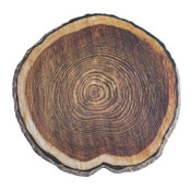 Faux wood platter