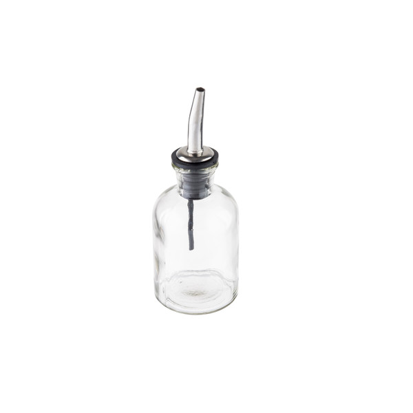 glass bottle with pourer