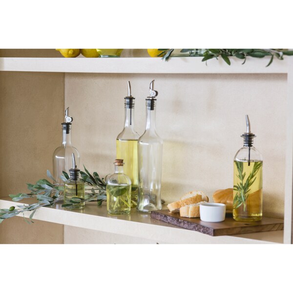 glass bottles