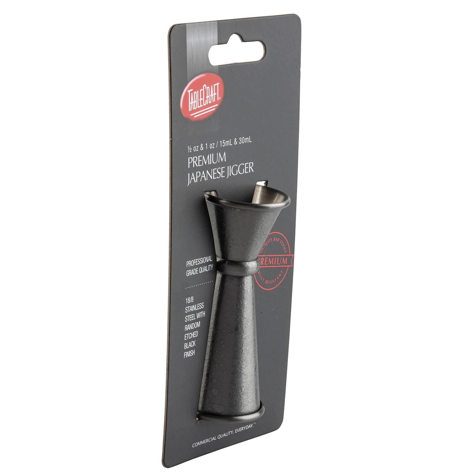 Premium Collection 0.5 oz / 1 oz Japanese Jigger, Acid-Etch Finish