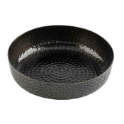 Black serving bowl