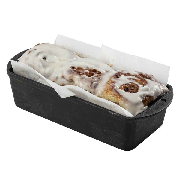 TableCraft Rectangular Loaf Pan, Cast Iron, 10.125 x 5.25 x 2.875 (12 L  w/Handles)