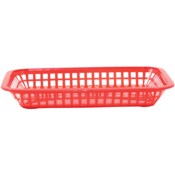 Red Plastic Basket