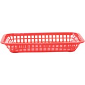 Red Plastic Basket