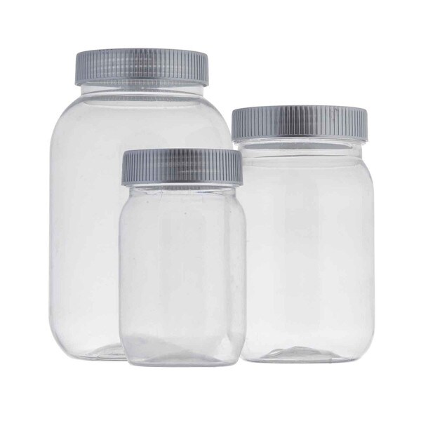 8 oz Plastic Mason Jar with Lid