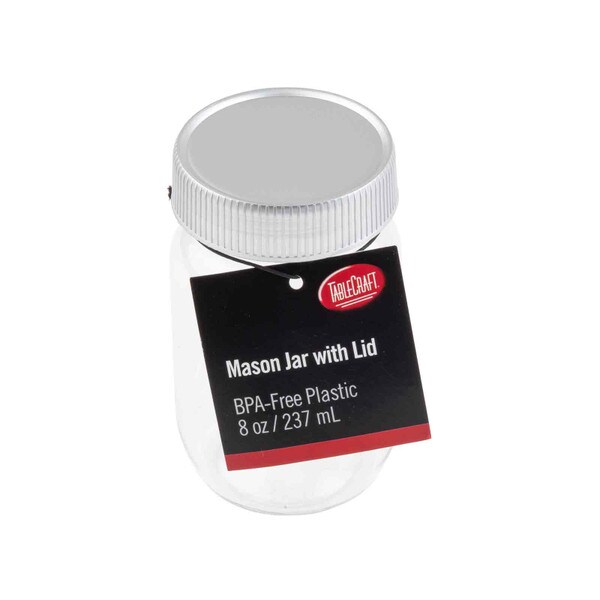 8oz. Plastic Mason Jars by Craft Smart®, 6ct.