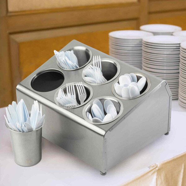 Flatware Cylinder, Stainless Steel
