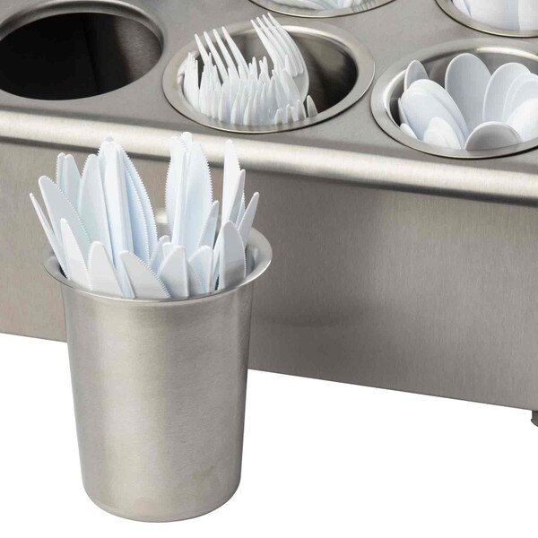 Flatware Cylinder, Stainless Steel
