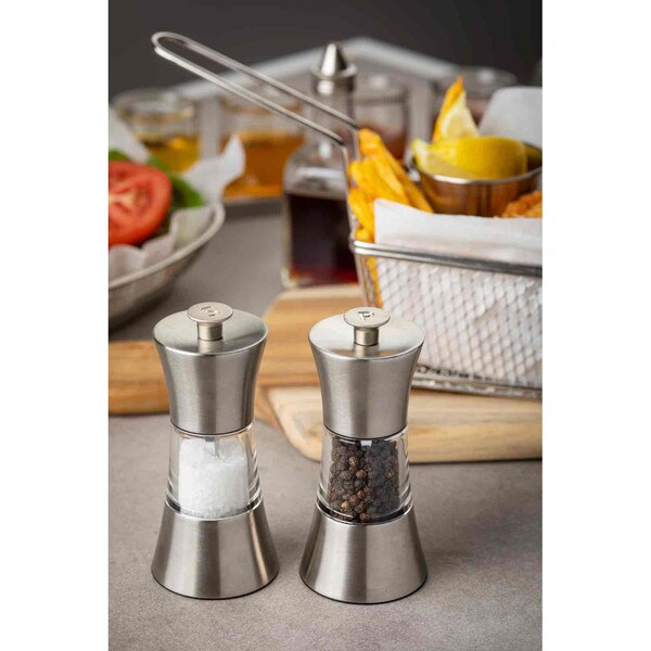 Two-Tone Salt & Pepper Mill Set – 80 Acre Market