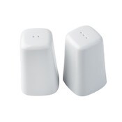 white square salt and pepper shaker