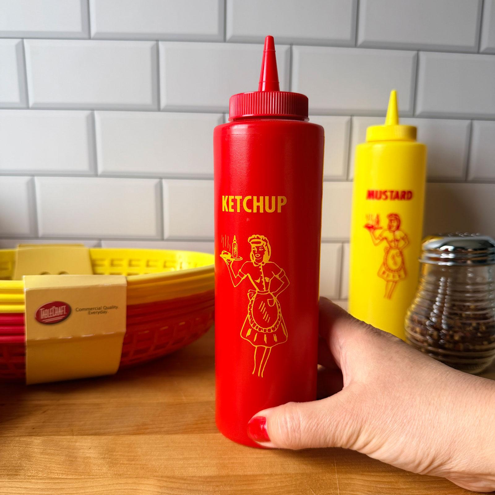 12 oz Nostalgia Squeeze Bottle, Set of 3 with Standard TipTop