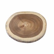 wood round display board