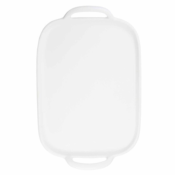faux cast iron white tray
