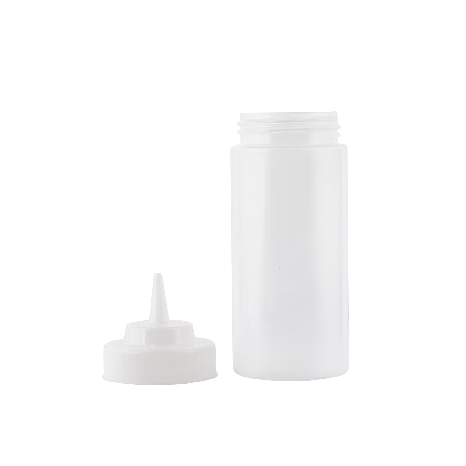 16 oz Widemouth™ Squeeze Bottle, Clear with Standard TipTop