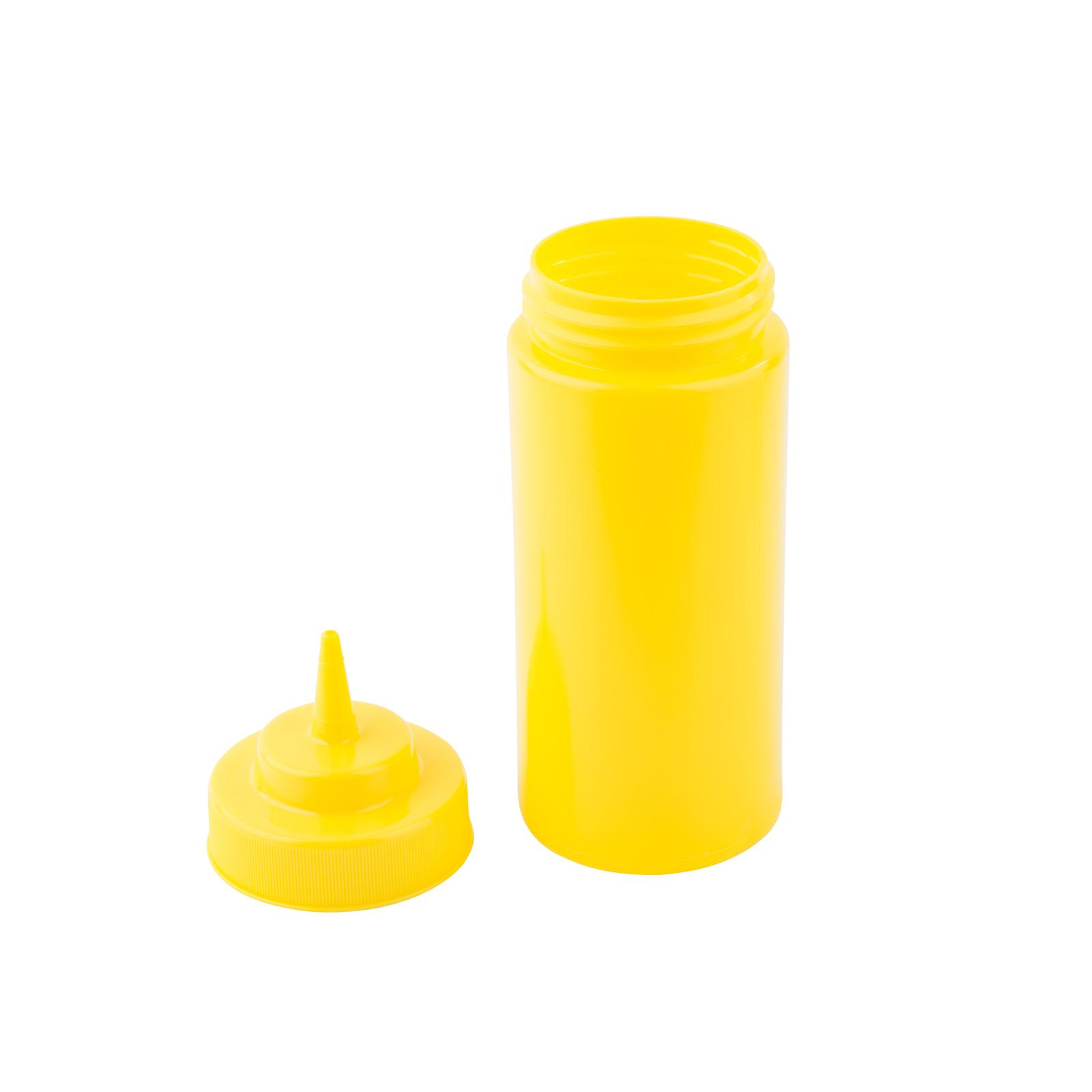 16 oz Widemouth™ Squeeze Bottle, Yellow with Standard TipTop™