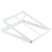 folding crate stand white