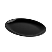 black melamine platter