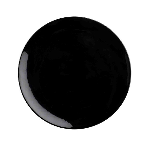 black round platter
