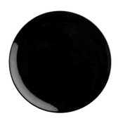black round serving platter