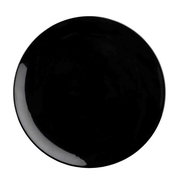 black round serving platter