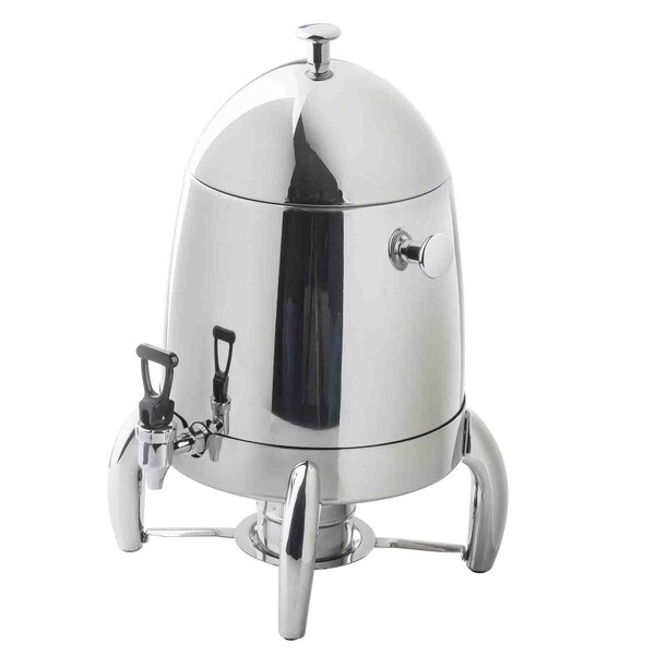 polished coffee urn