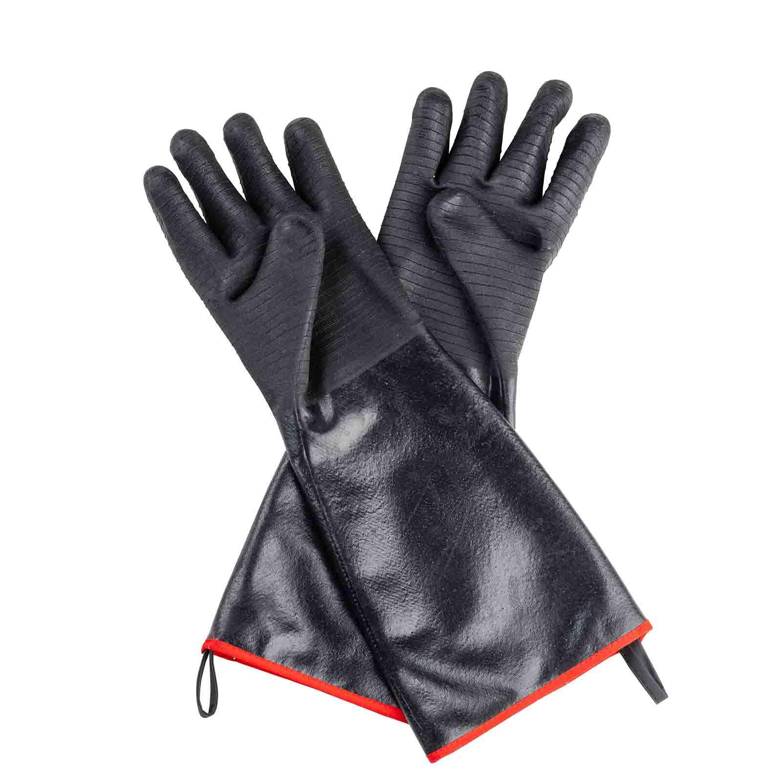 Extra-Long High Heat Glove, Red Cuff, Pair of 2
