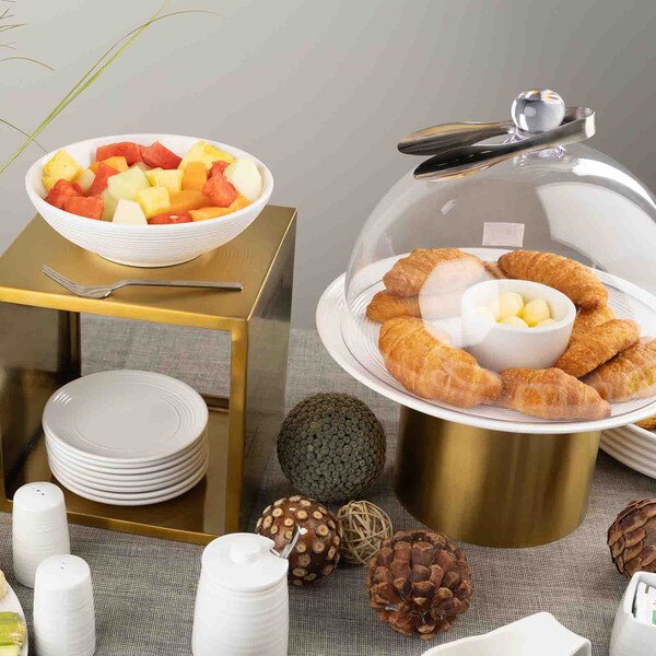 Gold Riser Round Nesting Round Riser Set, Gold