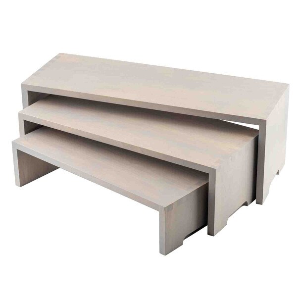 Gray Cascade Risers™, Set of 3