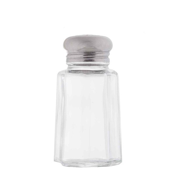 3 oz Square Glass Salt & Pepper Shakers (24 ea)