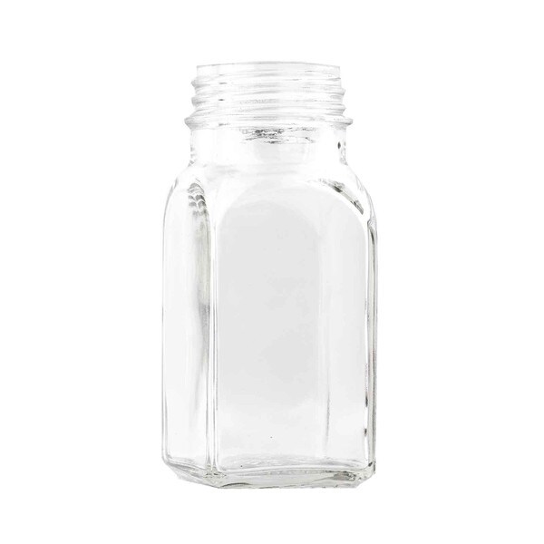 3 oz Square Glass Salt & Pepper Shakers (24 ea)