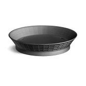 black plastic plate