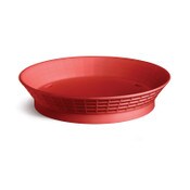 red round diner platter