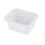 small white sauce cup