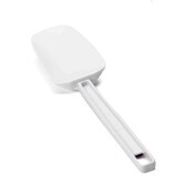 Tablecraft Products 2514 Spatula, 13-1/2'', spoon shaped, dishwasher safe,  rubber blade, white, BPA Free (must be purchased i - Gerharz Equipment