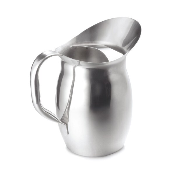 Water pitcher with ice guard