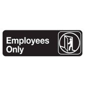 employee only sign