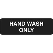 Rectangular Sign "Hand Wash Only"