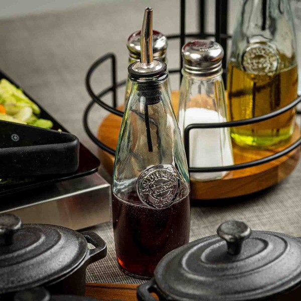 5pcs Oil Sauce Vinegar Bottle Flip Cap Stopper Dispenser Pourer Faucet Kitchen Tool I.1601210524