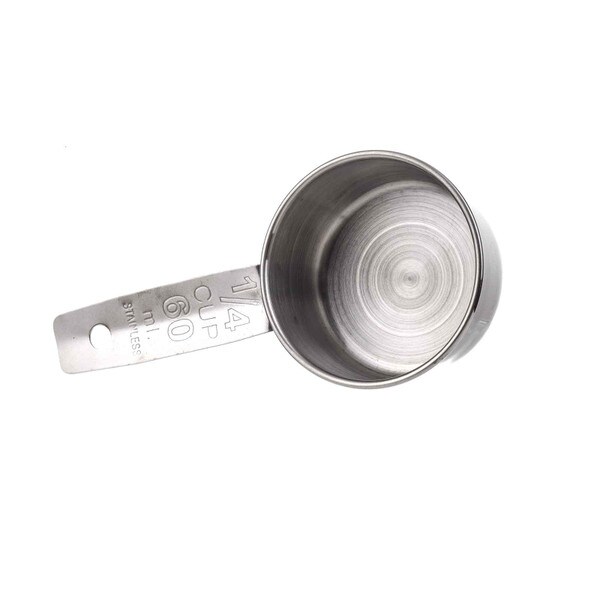 Tablecraft 724A 1/4 Cup Stainless Steel Measuring Cup