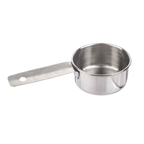 Tablecraft 724C 1/2 Cup Stainless Steel Measuring Cup