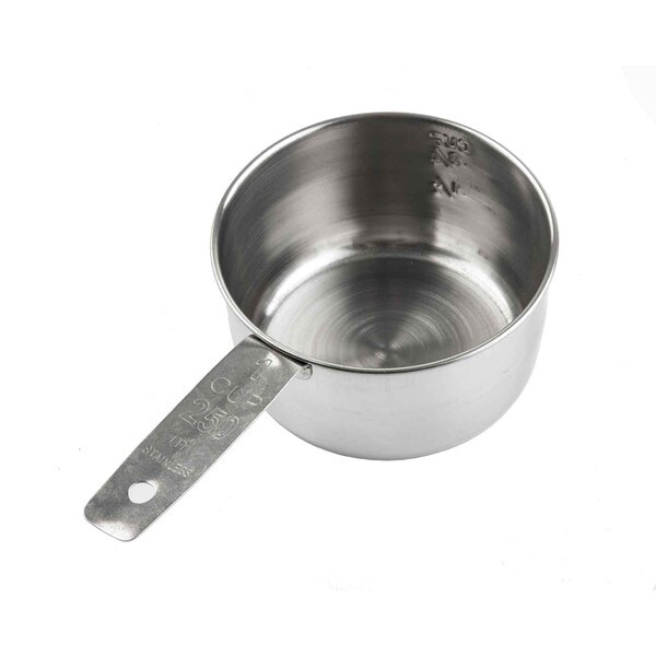 Tablecraft 724D 1 Cup Stainless Steel Measuring Cup