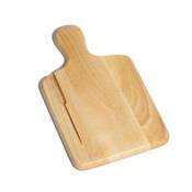 bread board with knife slot