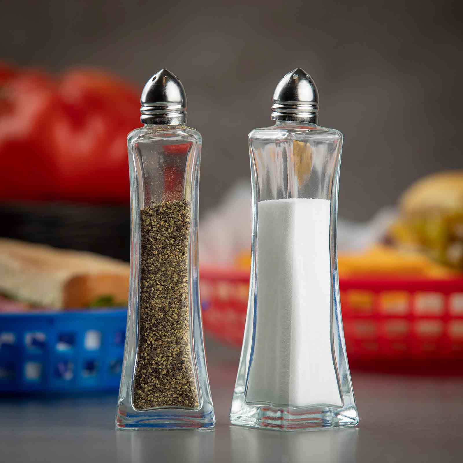 Restaurant salt and pepper shakers discount