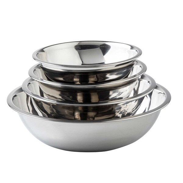 Tablecraft H829 16 Quart Stainless Steel Mixing Bowl