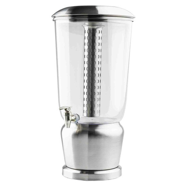 Tablecraft 75 2.5 Gallon Stainless Steel / Tritan™ Beverage Dispenser