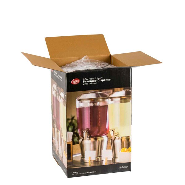 Corrugated Metal Drink dispenser (3 gallon) - Destination Events