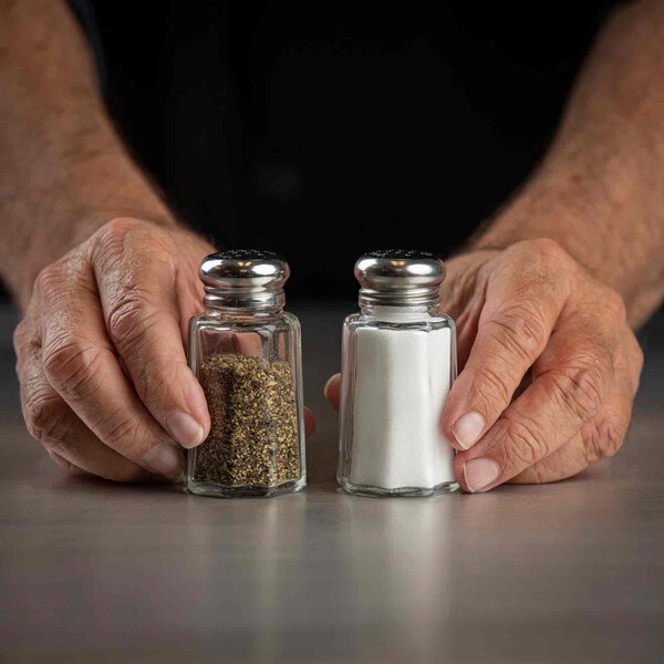 Shaker Salt & Pepper Paneled 1 Ounce Stainless Steel - Tablecraft