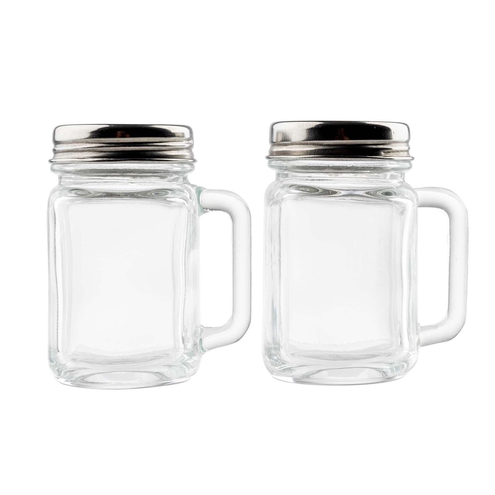 1.5 oz Mini Mason Jar Salt & Pepper Shakers (12 per pack)